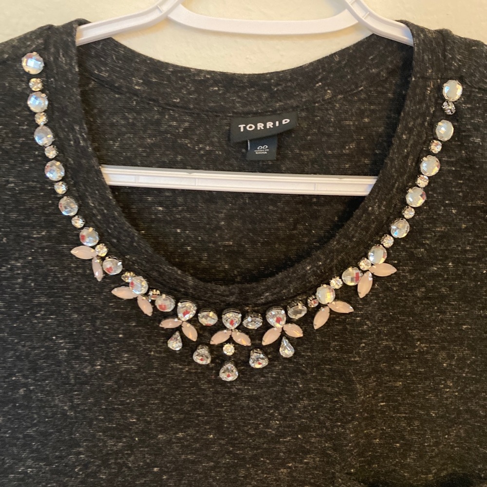 Torrid Jeweled Blouse